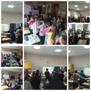 Руханка та активності для учнів у межах Тижня здорового ланчбокса у школі